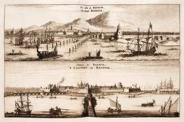 Ville et château de Batavie Batavia (Jakarta)
